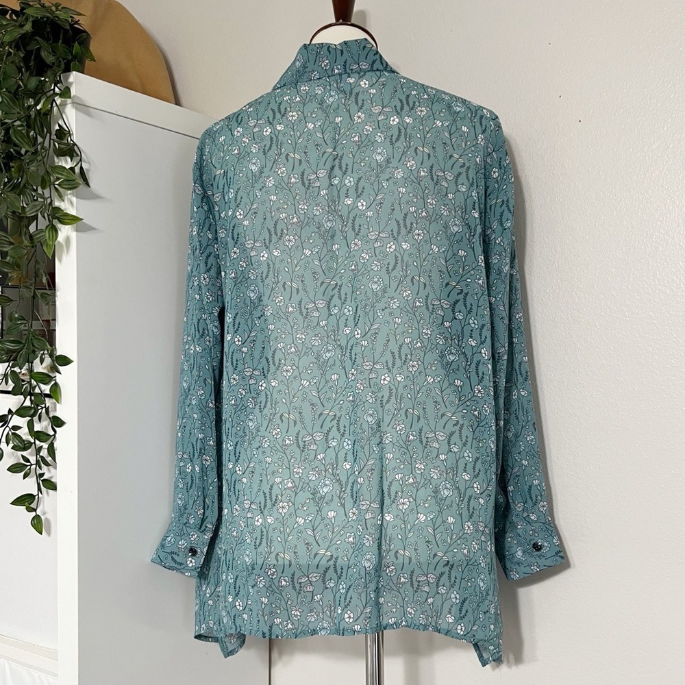 CAbi Women's Chase Field Off Flowers‎ Blouse Size XXS - Picture 6 of 12